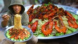 COOKING NOODLE WITH TIGER PRAWNS RECIPE Eating So Yummy