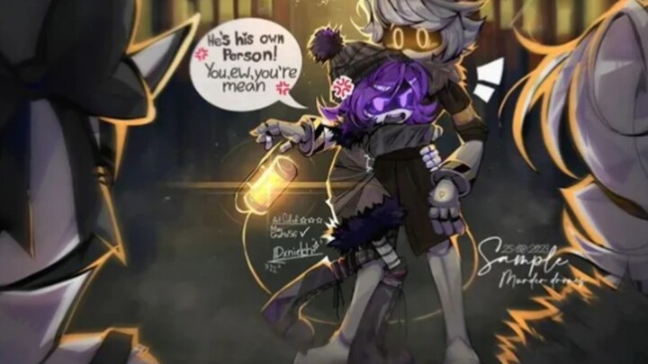 Uzi is so PROTECTIVE of her BOYFRIEND N!! (Murder Drones Comic Dub）