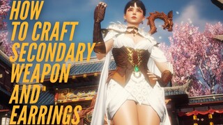 HOW TO CRAFT SECONDARY WEAPON AND EARRINGS | MIR4