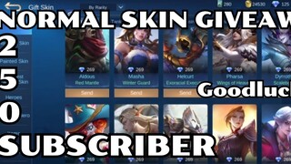 NORMAL SKIN GIVEAWAY ON 250 SUBSCRIBER | Just Gaming