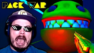 PAC MAN WANTS TO EAT ME ALIVE!! | Pack War (Pac-Man Horror Game)