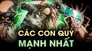 CHAINSAW MAN | CẨM NANG VỀ LOÀI QUỶ - CON NÀO MẠNH NHẤT?