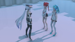 【MMD_Fight】Haku vs Miku&Oriental Gardenia：The Passage