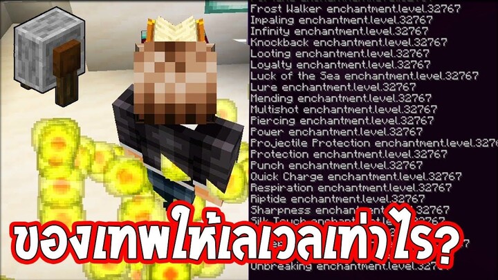 【ของเทพ!】จะให้เลเวลเท่าไร? | WzMinecraft