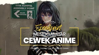 Menggambar Karakter Cewek dengan Style Anime Lagi 🤩 《SPEEDPAINT》