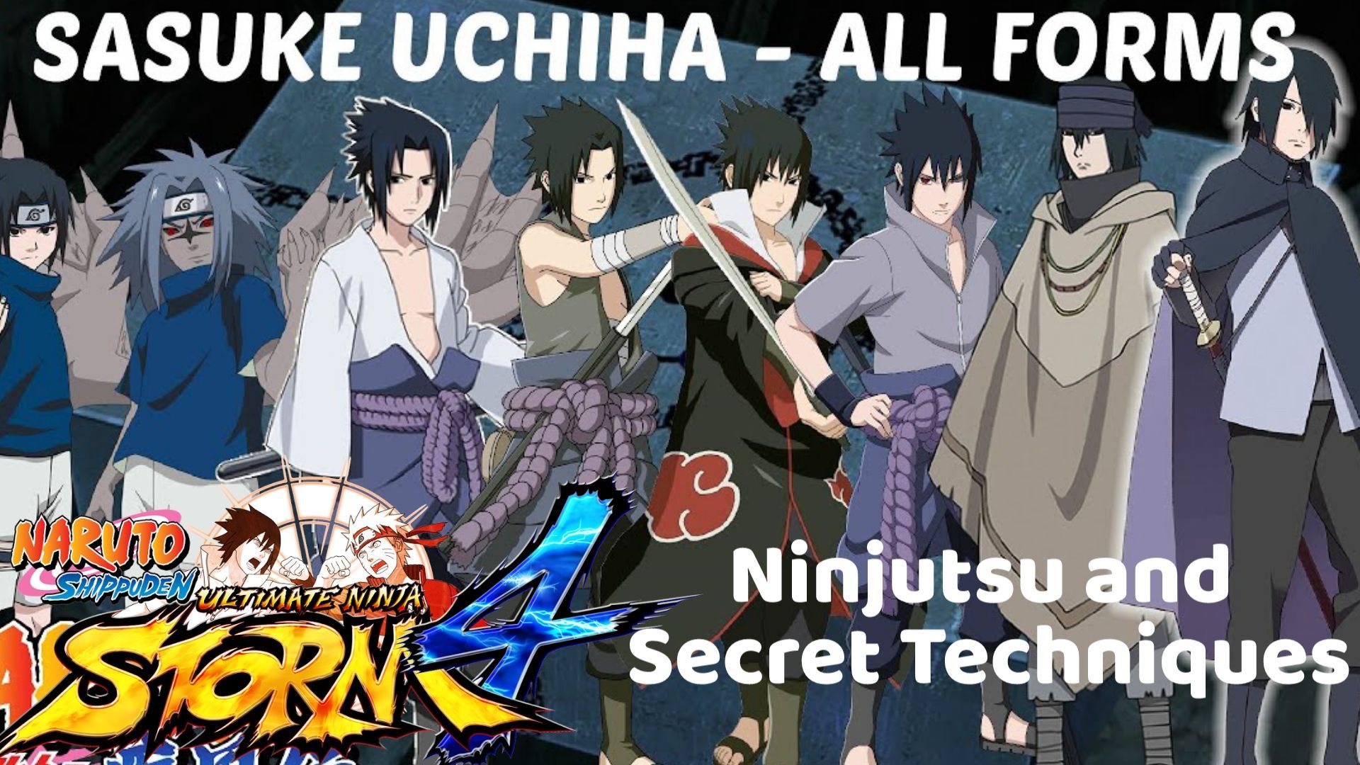 Naruto Shippuden Ultimate Ninja Storm 4 - All Ultimate Jutsus (Secret  Techniques) - All Characters 