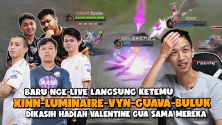 KETEMU XIN LUMINARE DKK... DIKASI HADIAH VALENTINE GW SAMA MEREKA