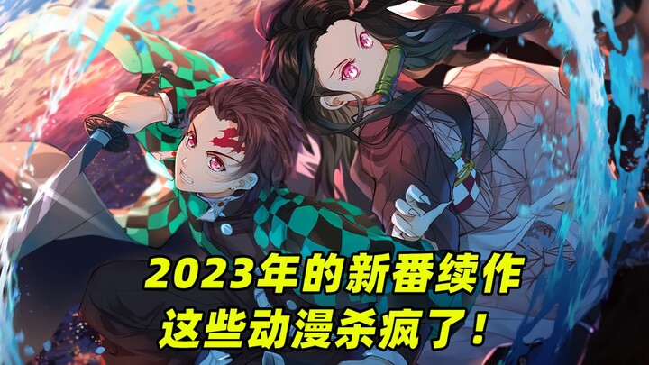 2023年的新番与续作，这些动漫杀疯了！