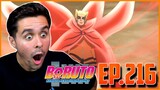"I CANT BELIEVE IT" Boruto Episode 216 Reaction!