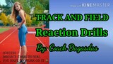 Simple REACTION DRILLS  best for Track and Field athletes