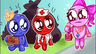 Poor vs Rich Rainbow Friends | Roblox animation - Love Story | Meme Animation | LoriToons