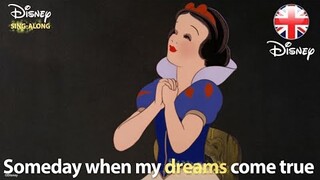 DISNEY SING-ALONGS | Someday My Prince Will Come - Snow White Lyric Video | Official Disney UK