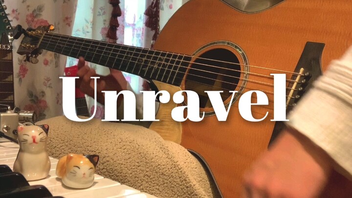 吉他指弹东京食尸鬼【Unravel】cover：刘嘉卓  不多说直接开痛