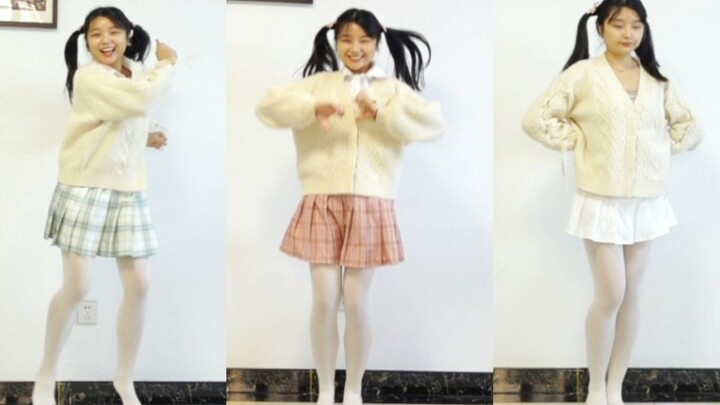 [Little Rabbit Ji] Let’s go together with JK senior sister who likes Jiaran|Three-color skirt and cr