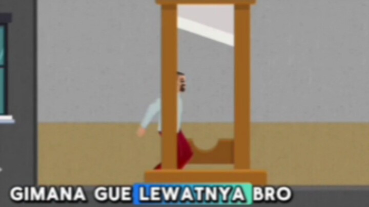 banyak rintangan yang tajam tajam gaess
