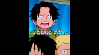 Luffy being so casually 😂 #onepiece #anime #ace #sabo #luffy #aslbrother #fyp #fypシ #shorts #short