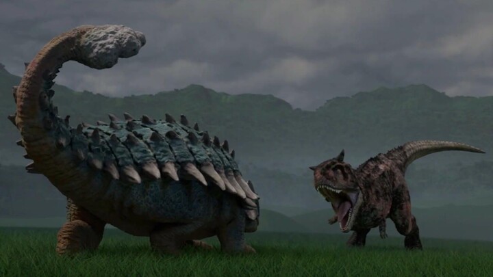 [Phim&TV] [Trại kỷ phấn trắng] Carnotaurus VS Subadult Ankylosaurus