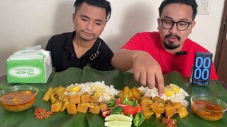 PORK CURRY WITH ASH GOURD EATING CHALLENGE || PORK CURRY EATING SHOW || PORK CURRY MUKBANG