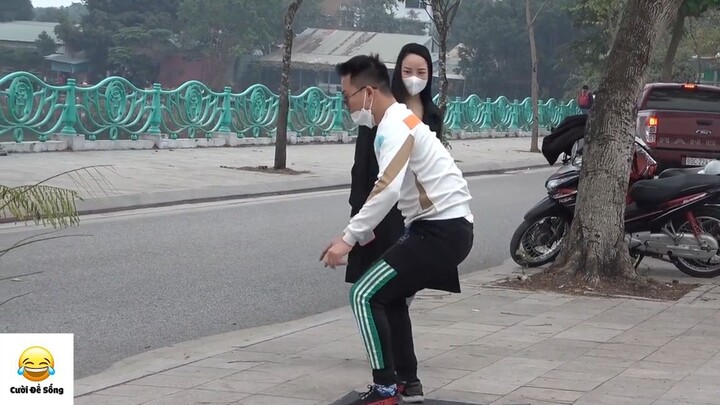 (P9) Troll Ghế Tàng Hình #Prank