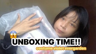 unboxing costume waifu sejuta umat - violet evergarden