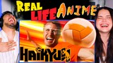 REAL LIFE ANIME VOLLEYBALL Reaction | Haikyuu Parody | Hilarious A.F. 🤣🤣🤣🤣
