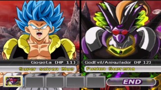 Epik Parahh!! Gogeta SSJ Blue VS GodEvil Aniquilador Fusion Supreme😱