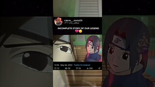 Itachi and izumi incomplete love story 💔😞 | Naruto saddest moments 😞