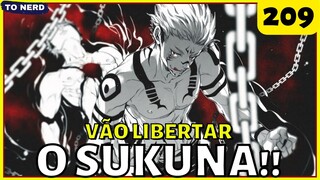 O PLANO PARA LIBERTAR SUKUNA EM JUJUTSU KAISEN 209