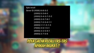 Hoki atau emang pola nya gacor gaes ? 😄#polagacharecall #recalltastas  #Bestofbest #Bstationmlbb