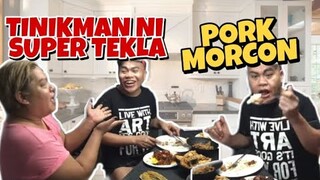 Tinikman ni Super Tekla ang aking Pork Morcon..#SuperTekla #Comedian #DidongVlog