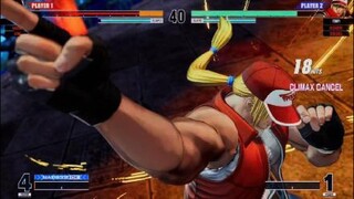 KOF15　覇者vs覇者　テリー　２０HIT８割コンボ　一瞬の隙からきめる