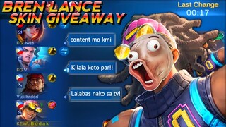 GOOD GAME WELL PLAYED "bren lance giveaway' - TOP GLOBAL/PHILIPPINES BRUNO - MASTER BODAK MLBB