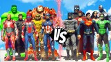 THE AVENGERS MARVEL COMICS VS JUSTICE LEAGUE DC COMICS REMAKE | EPIC BATTLE