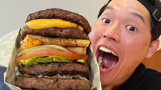 VLOG | Juicy Beef Hamburger@ShakeTreeDinerTokyo | ASMR | MUKBANG | COOKING