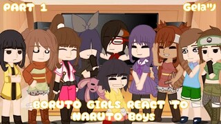 Boruto Female Kids React To Naruto Boys | Part 1 | GCRV