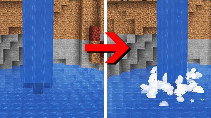 Minecraft: Is this the waterfall effect that 1.19 is going to update?