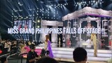 Miss Grand Philippines Falls during Evening Gown Competition