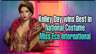 Kelley Day wins Best in National Costume | Miss Eco International 2021