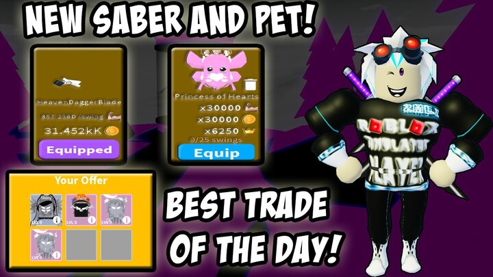 UPDATE 66! NEW SABER AND 💘💘💘VALENTINE PETS💘💘💘 IN SABER SIMULATOR