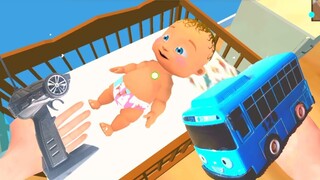 Bayi Sultan Upin Minta Mobil Remot Bus Tayo - Mother Simulator Virtual Life