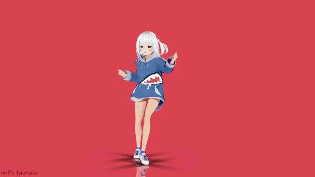Gawr Gura Dancing To Persona 4: Specialist  [MMD Hololive]