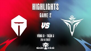 TES vs V5 | Highlights - Game 2 | Playoffs Vòng 5 - Trận 3 | LPL Mùa Xuân 2022