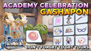 DONT FORGET TO USE YOUR FRESHMAN MEDAL IN THIS GASHAPON - RAGNAROK MOBILE