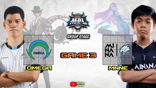 WHAT A GAME !! OMEGA vs MINANA EVOS GAME 3 MPL PH SEASON 13