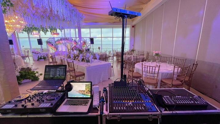 Basic Lights and Sound system setup at Chateau by the Sea by SDSS vlog