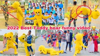 Teddy bear best funny video 😂😂 || 2022 prank & funny dance 😅 #teddyboy #funnyvideo #prank