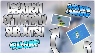 LOCATION OF THE NEW SUBJUTSU'S | SLEIGH SUMMONING + SLEIGH BOMB IN SHINDO LIFE (ROBLOX) *WINTER*