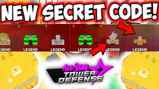 ⭐New OP Capsule Code! Saitama 6 Star, Goku Ultra Instinct 6 Star and MORE! All Star Tower Defense⭐