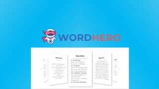 WordHero Lifetime Deal