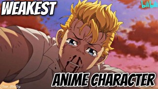 TOP 5 WEAKEST ANIME CHARACTER|TAGALOG ANIME REVIEW